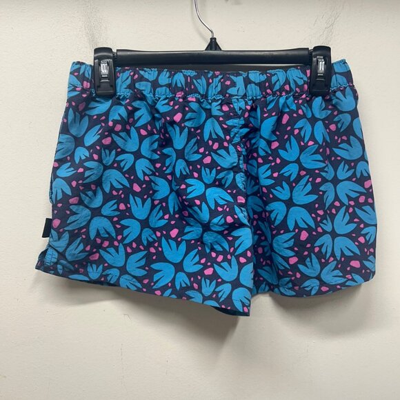 Patagonia Womens Lightweight Printed Shorts M Blue & Pink Floral Pattern - Picture 8 of 9